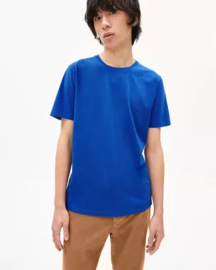 ARMEDANGELS - T-shirt JAAMES bleu en coton bio ARMEDANGELS - T-shirt JAAMES bleu en coton bio