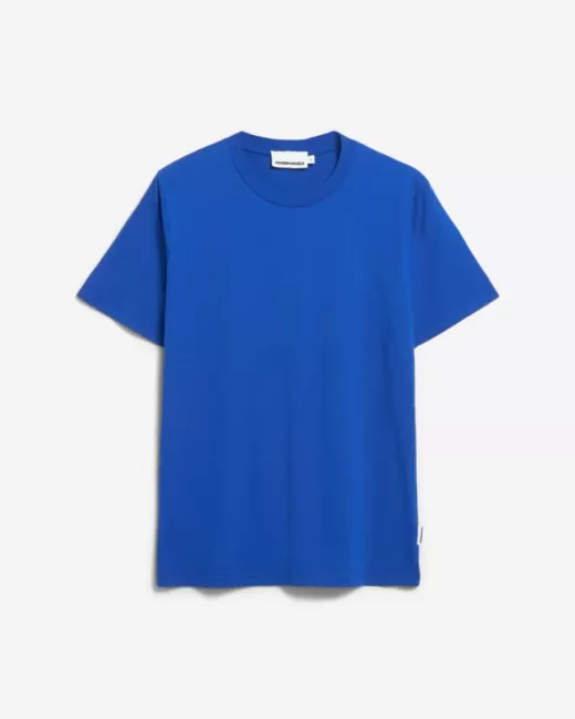 ARMEDANGELS - T-shirt JAAMES bleu en coton bio ARMEDANGELS - T-shirt JAAMES bleu en coton bio