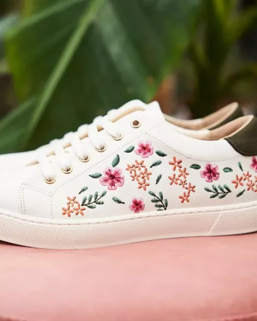 Baskets vegan virevolte Primevère - Minuit sur Terre