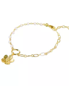 Flowing Aventurijn Goudkleurige Armband