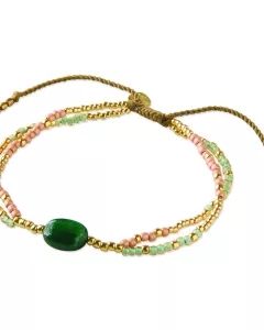 Shining Aventurine Gold Colored Bracelet Shining Aventurine Gold Colored Bracelet