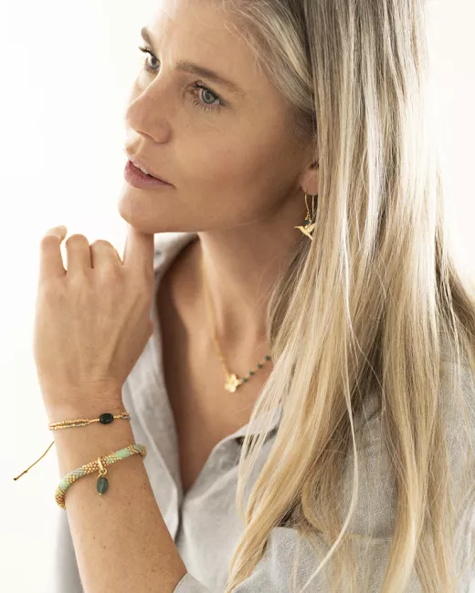 A Beautiful Story - Bracelet Shining Aventurine Gold