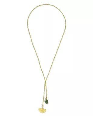 A Beautiful Story - Collier Entire Aventurine Gold