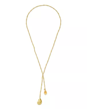 Paradise Citrien Goudkleurige Ketting