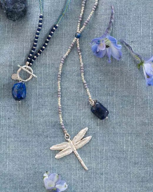 Admirable Lapis Lazuli Silver Necklace