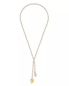 A Beautiful Story - Collier Entire quartz rose Gold