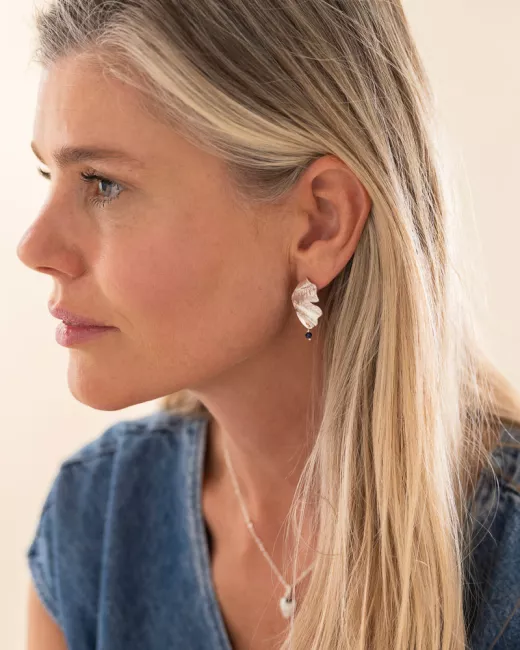 A Beautiful Story - Boucles d'oreilles Exotic Lapis Lazuli Plaqué Argent 