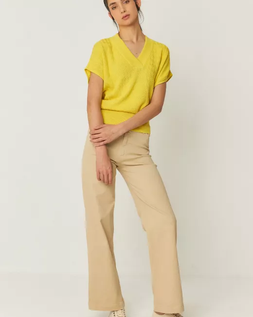 Short sleeve sweater GARAZI