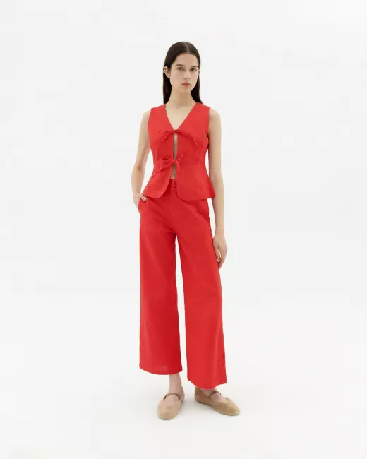THINKING MU - Pantalon FIERY RED KARINA