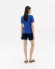 THINKING MU - T-shirt INDIGO HEMP CASSIA