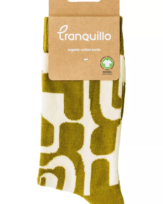 TRANQUILLO - Chaussettes ABSTRACT en coton bio à motif TRANQUILLO - Chaussettes ABSTRACT en coton bio à motif