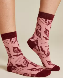 Organic cotton patterned socks COCOA