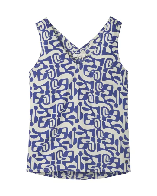 Loose-fitting blouse made from EcoVero™