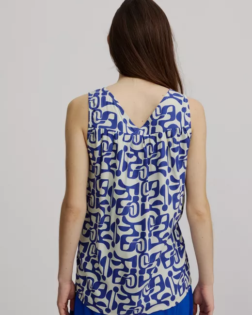 Loose-fitting blouse made from EcoVero™