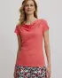 Floral-printed T-shirt in organic cotton