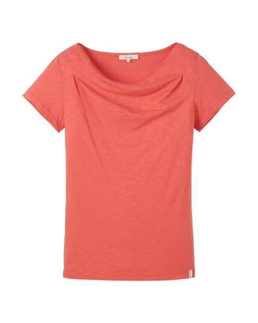 Tranquillo - T-shirt col bénitier en coton bio