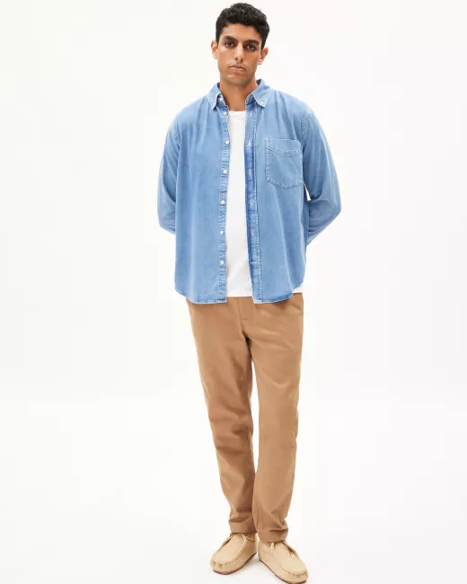 Organic cotton shirt QUAASA STRIPES Organic cotton shirt QUAASA STRIPES