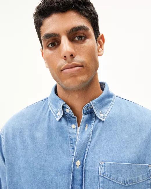 Organic cotton shirt QUAASA STRIPES Organic cotton shirt QUAASA STRIPES