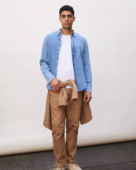 Biologisch katoenen overhemd QUAASA STRIPES