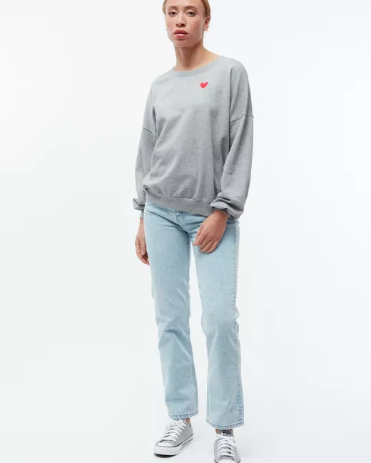 Oversized sweatshirt in organic cotton