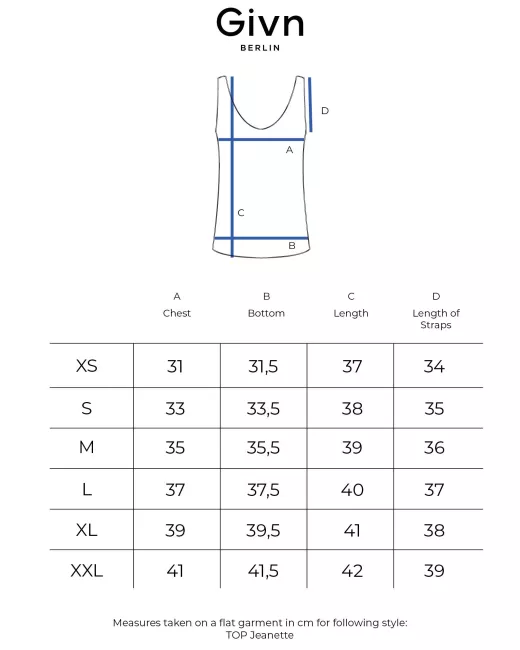 GIVN Berlin - Top à bretelles Jeanette GIVN Berlin - Top à bretelles Jeanette