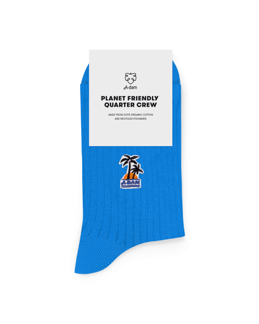 ADAM - Chaussettes Blue Palmtree Patch
