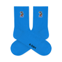 Sokken Blue Palmtree Patch