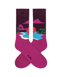 Socks Red sunset Socks Red sunset