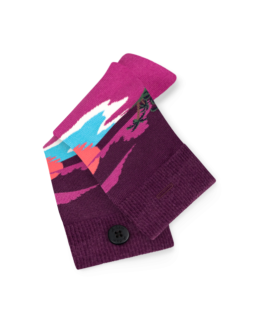 A-DAM - Chaussettes en coton bio Red sunset A-DAM - Chaussettes en coton bio Red sunset