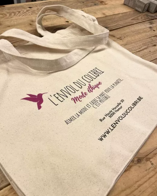 Illustrated Tote Bag – Exclusive Edition L'Envol du Colibri