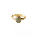 Certain Aventurine Ring Gold Plated