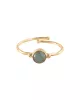 A Beautiful Story - Bague  Faithful Aventurine Plaquée Or