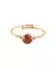 Faithful Aventurine Ring Gold Plated