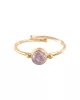 Certain Rozenkwarts Vergulde Ring