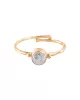 Faithful Rozenkwarts Vergulde Ring