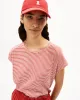 Armedangels - T-shirt à manches courtes raglan ONELIAA LOVELY STRIPES