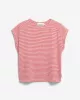 Armedangels - T-shirt à manches courtes raglan ONELIAA LOVELY STRIPES