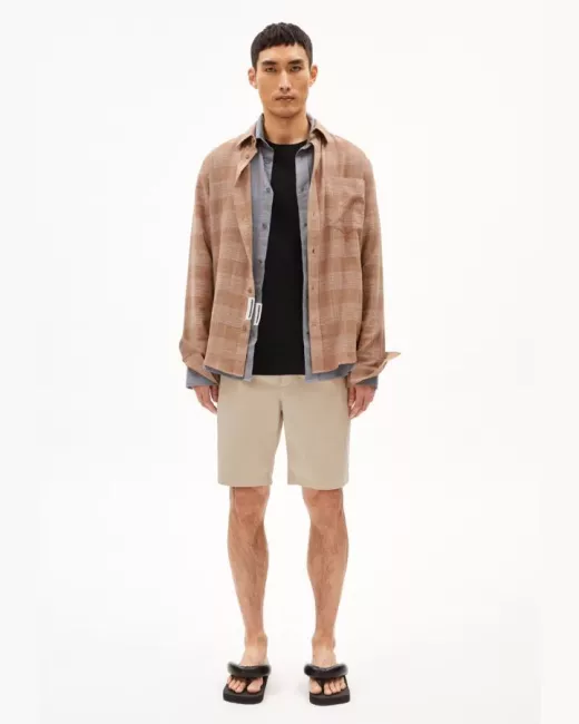ARMEDANGELS - Bermuda beige coton bio DAALOS ARMEDANGELS - Bermuda beige coton bio DAALOS