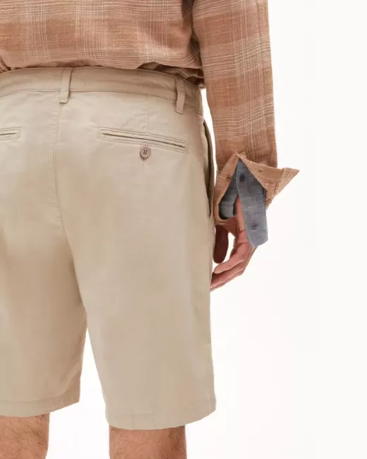 ARMEDANGELS - Bermuda beige coton bio DAALOS ARMEDANGELS - Bermuda beige coton bio DAALOS