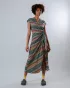 Marisol Red Long straight-cut dress