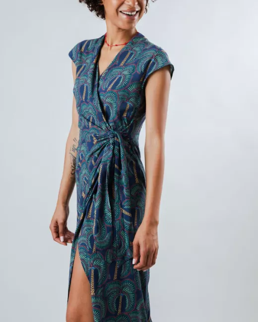 Brava Fabrics - Robe longue Borneo Kimono