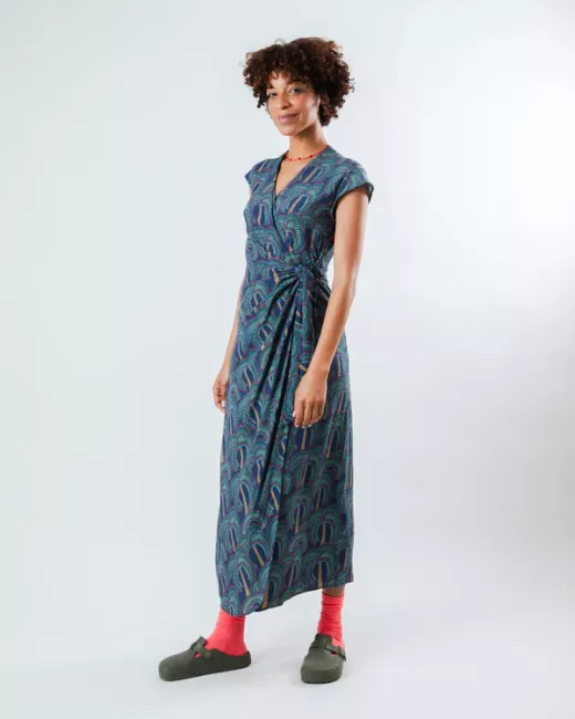 Brava Fabrics - Robe longue Borneo Kimono