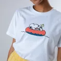 T-shirt oversize Snoopy Floating
