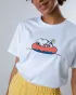 Brava Fabrics - T-Shirt oversize Snoopy Floating