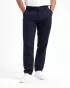 KUYICHI - Pantalon chino Midnight Blue en lin 