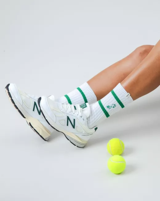 Brava Fabrics - Chaussettes en coton bio Peanuts Tennis Snoopy Brava Fabrics - Chaussettes en coton bio Peanuts Tennis Snoopy