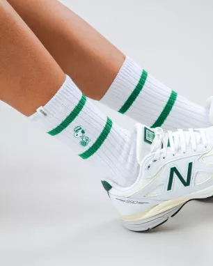 Brava Fabrics - Chaussettes en coton bio Peanuts Tennis Snoopy