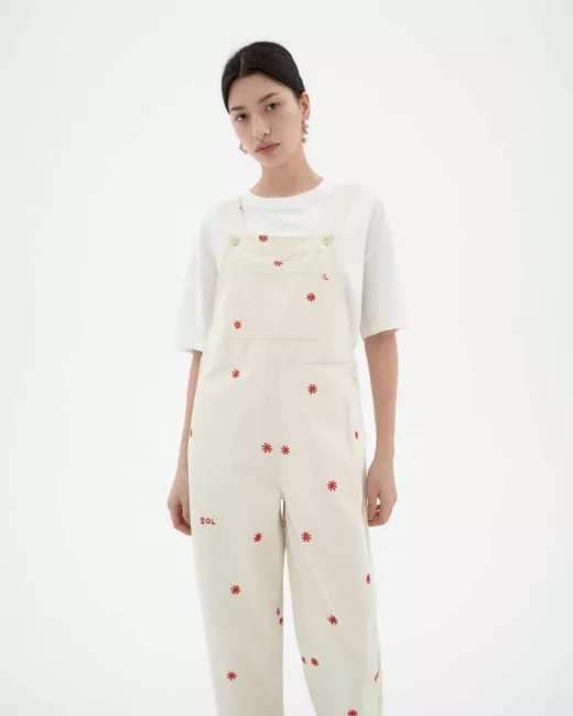 Marisol Navy Wide-leg pants