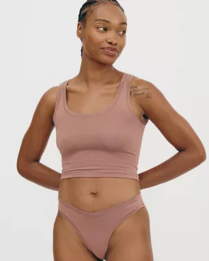 Organic Basics - Culotte Flex Cheeky en coton bio