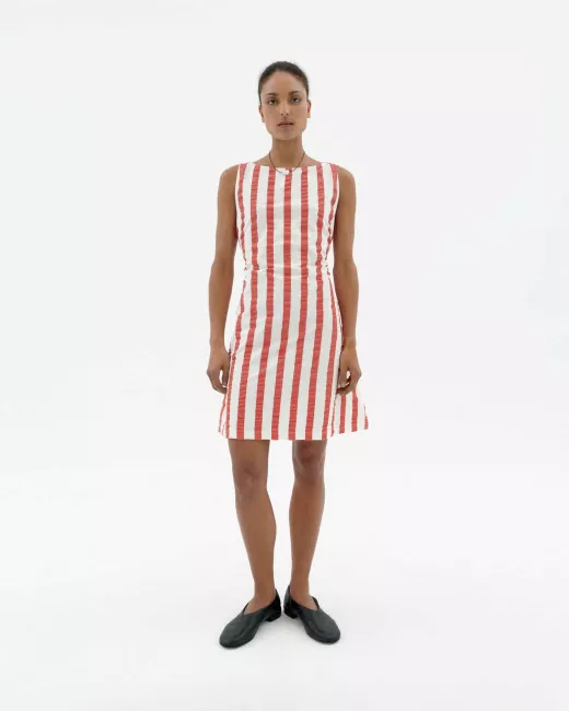 CAMBRIC STRIPES JUSTINE TOP